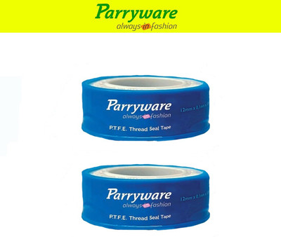 Parryware Teflon Tape Pipe Thread Tape set of 2 pic 358 10 m Self-amalgamating Tape(White Pack of 2)