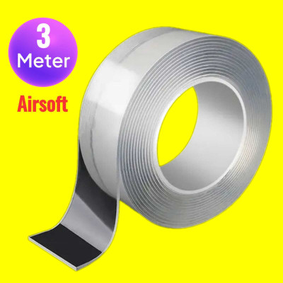 AirSoft Single Sided Strong Handheld Self Adhesive Heavy Quality (Manual)(Set of 1, White)