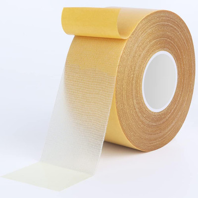 SKETWARE Long Super Strong Sticky Carpet Tape Manual Carpet Adhesive Tape (Manual)(Set of 1, Yellow)