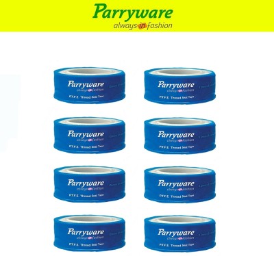 Parryware Teflon Tape Pipe Thread Tape set of 8 pic 387 10 m Self-amalgamating Tape(White, Blue Pack of 1)