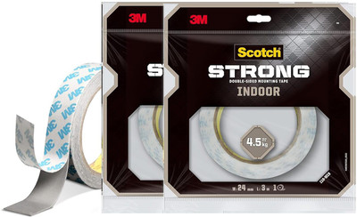 Scotch Double Sided Tape Holds 4.5Kg For Indoor Hanging Applications Double-sided Tape (Manual)(Clear)