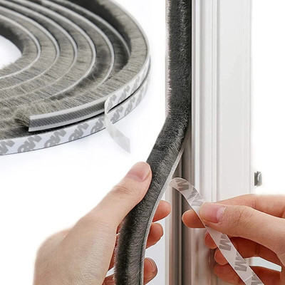 4MYL 10 Meter Window Sealing Strips Self-Adhesive Weather Stripping for Door & Window 10 m Anti Slip Tape(Grey Pack of 1)