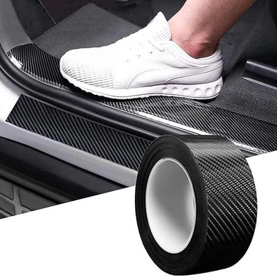 hbstreads Anti-Scratch sill/Step Decoration Tape 5 meter balck For Ignis_SP854 Door Sill Plate