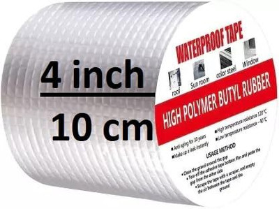 VELUZA single side tape Manual Single Side Waterproof and Heat resistant (Manual)(Set of 1, Silver)