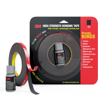 3M High Strength Self Adhesive Bond Tape (Manual)(Set of 1, Grey)