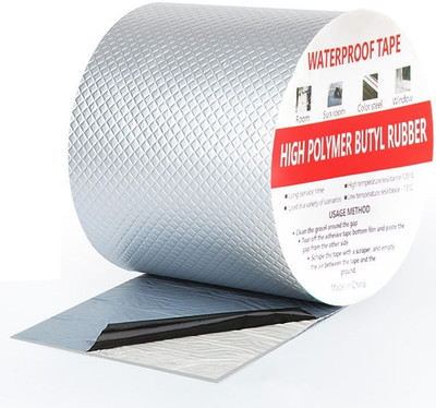 OSSOBERRY Strong Adhesive Tape for Roof Leak, surface Crack, Window Sill Gap 500 cm Duct Tape(Silver Pack of 1) deal from flipkart OSSOBERRY Strong Adhesive Tape for Roof Leak, surface Crack, Window Sill Gap 500 cm Duct Tape(Silver Pack of 1) deal from flipkart