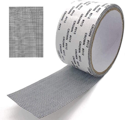Masox Store Anti-Mosquito 3 Layer Tape Strong Adhesive Window Screen Repair Kit Tape (Manual)(Set of 1, Grey)