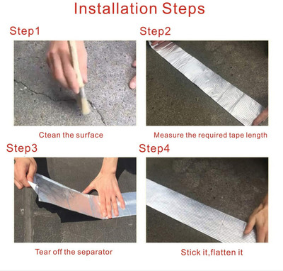DN BROTHERS Single side Manual Self Adhesive (Manual)(Set of 1, Silver)