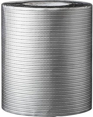 Jiyancreation 20cm x 5m Single Side Waterproof and Heat resistant MANUAL Strong Butyl Sealant Sticky Tape Dispenser Aluminum Foil (Manual) (Manual)(Set of 1, Silver)