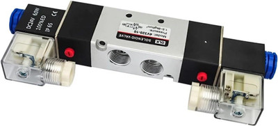 Bentok 4V320-10 5 Way 2 Position Double Headed Control Power Down Hold Pneumatic Automatic Control Valves