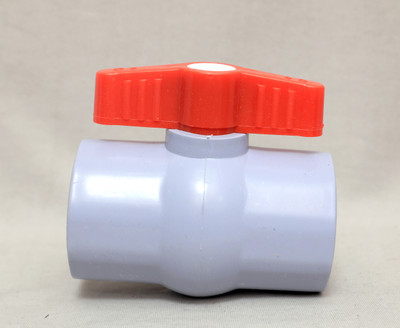 Vsdac PVC PLASTIC THREADED BALL VALVE 15 MM Ball Valves
