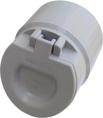 ESEKSAFAR PVC drain Backflow Valve, [Drain Cap/Cover/Non-return water valve(75mm(2.5 inch) Check Valves