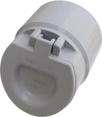 ESEKSAFAR PVC drain Backflow Valve, [Drain Cap/Cover/Non-return water valve(75mm(2.5 inch) Check Valves