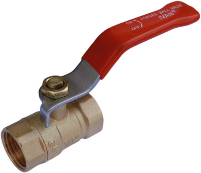 ESEKSAFAR Golden BSP Thread size 1/2inch Brass Forged Ball Valve Female Thread vlalve 1pc Ball Valves
