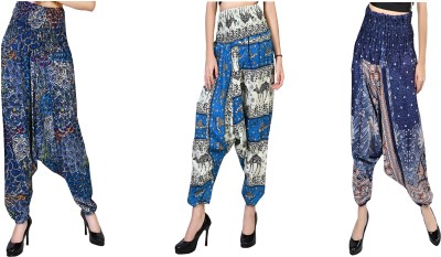 NarNari Printed Rayon Women Harem Pants