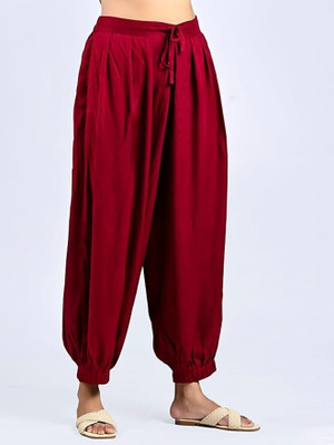 easyUgo Solid Cotton Women Harem Pants