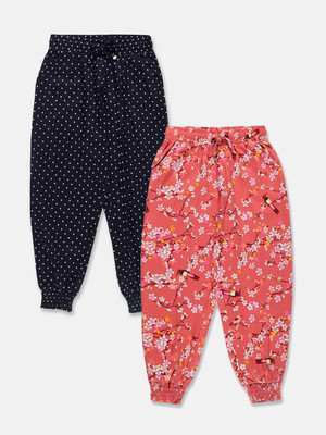 Plum Tree Floral Print Rayon Baby Girls Harem Pants