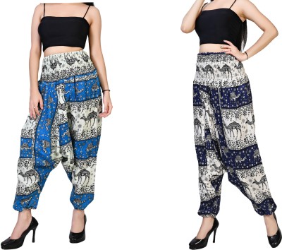 FusFus Printed Rayon Women Harem Pants