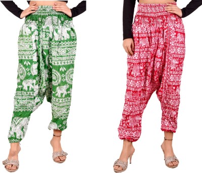 FusFus Printed Cotton Women Harem Pants