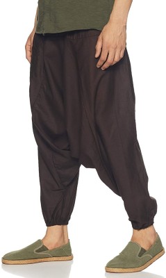 SUVASANA Solid Cotton Men Harem Pants