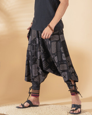 The Veshti Company Printed Cotton Men Harem Pants