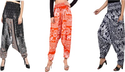 NarNari Printed Rayon Women Harem Pants