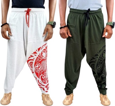 METRO STITCH Printed Cotton Men Harem Pants