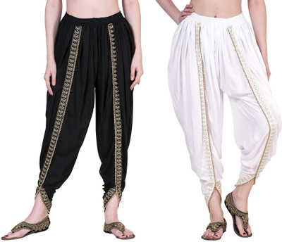 PINOVO Solid Rayon Women Harem Pants