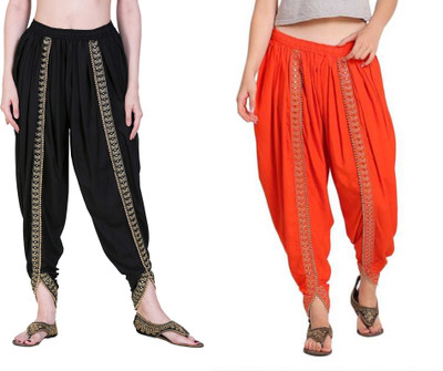PINOVO Solid Rayon Women Harem Pants