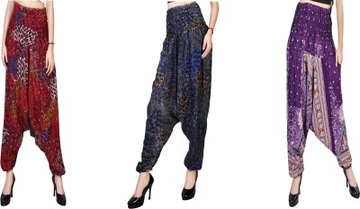 NarNari Printed Rayon Women Harem Pants