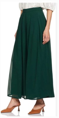 MAHAKLI CREATION Solid Faux Georgette Women Harem Pants