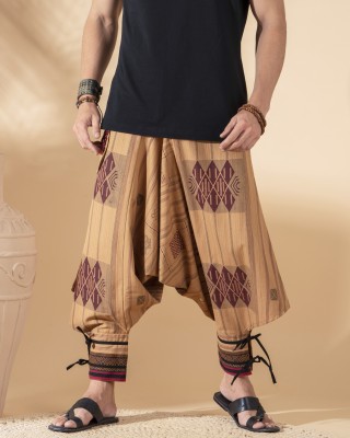 The Veshti Company Printed Cotton Lycra Blend Men Harem Pants