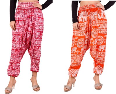 FusFus Printed Cotton Women Harem Pants