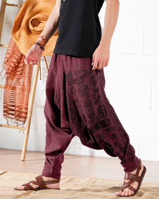 The Veshti Company Printed Cotton Men Harem Pants