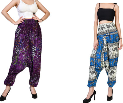 FusFus Printed Rayon Women Harem Pants