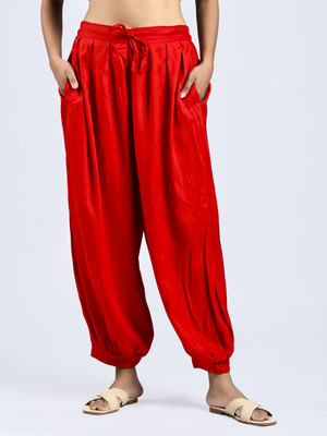 Mirayya Enterprises Solid Rayon Women Harem Pants