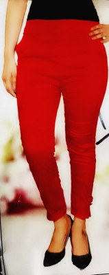 SARVADA FASHION Regular Fit Women Red, Blue, Gold, Pink, White, Black Trousers