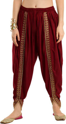 zr creation Solid Rayon Women Harem Pants