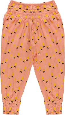 KiddoPanti Graphic Print Rayon Girls Harem Pants