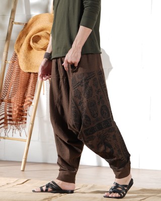 The Veshti Company Printed Cotton Men Harem Pants