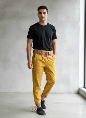 Bloom Beauty Geometric Print, Solid Cotton Men & Women Harem Pants