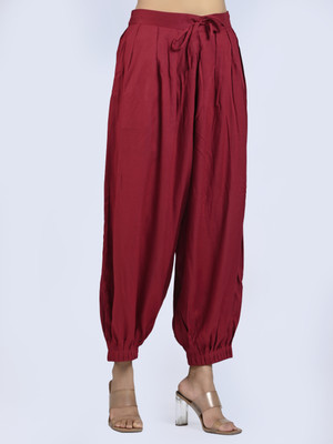 Mirayya Solid Rayon Women Harem Pants