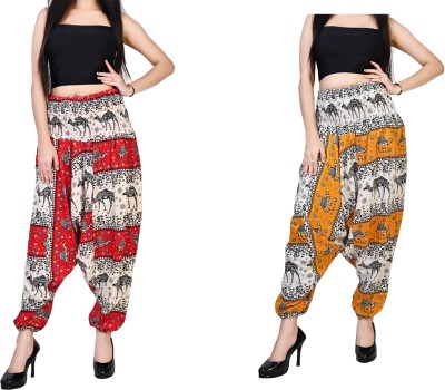 FusFus Printed Rayon Women Harem Pants