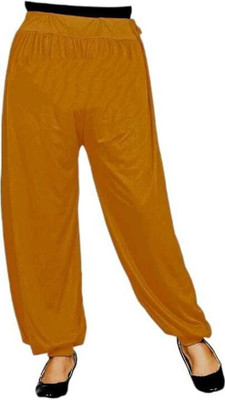 MADEGOOD Solid Cotton Lycra Blend Women Harem Pants