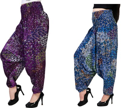 NarNari Printed Rayon, Cotton Women Harem Pants