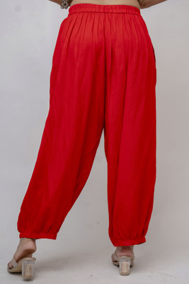 PXS Solid Rayon Women Harem Pants