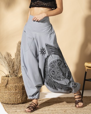 The Veshti Company Printed Cotton Women Harem Pants