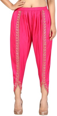 SriSaras Solid Rayon Women Harem Pants