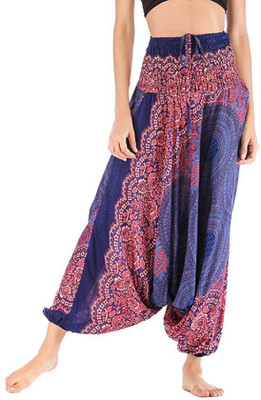Whitewhale Printed Rayon Women Harem Pants