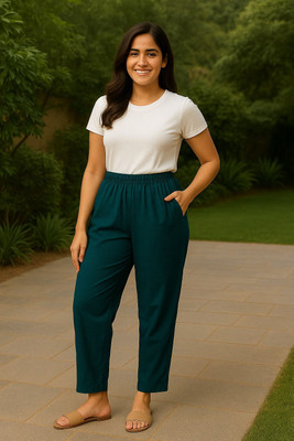 khatuja's Solid Cotton Women Harem Pants